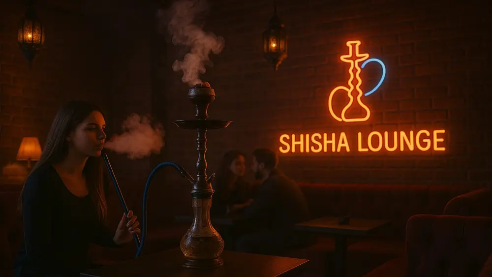 smoking shisha
