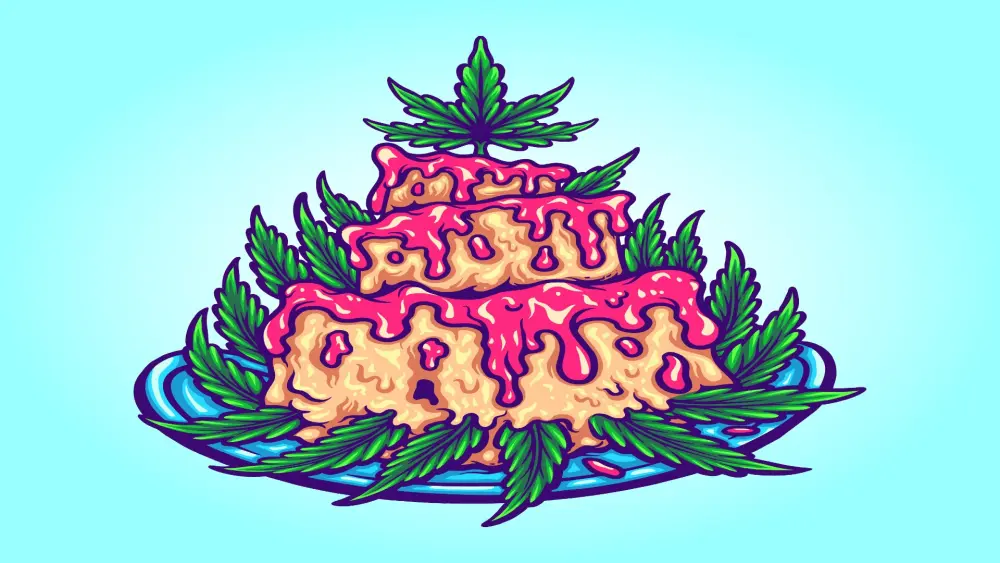 cannabis cake
