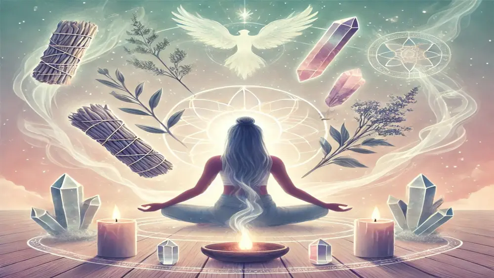 Spiritual meditation and mental relaxation during a moment of rest