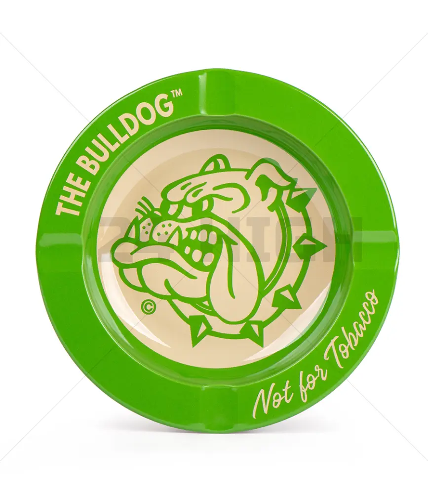 The Bulldog Ashtray Green