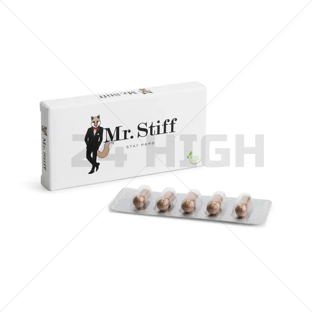 Mr. Stiff Stay Hard Caps - 5 pcs