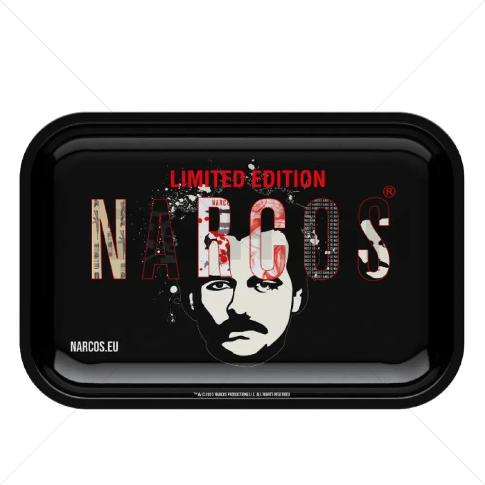 Narcos - Rolling Tray Black Medium