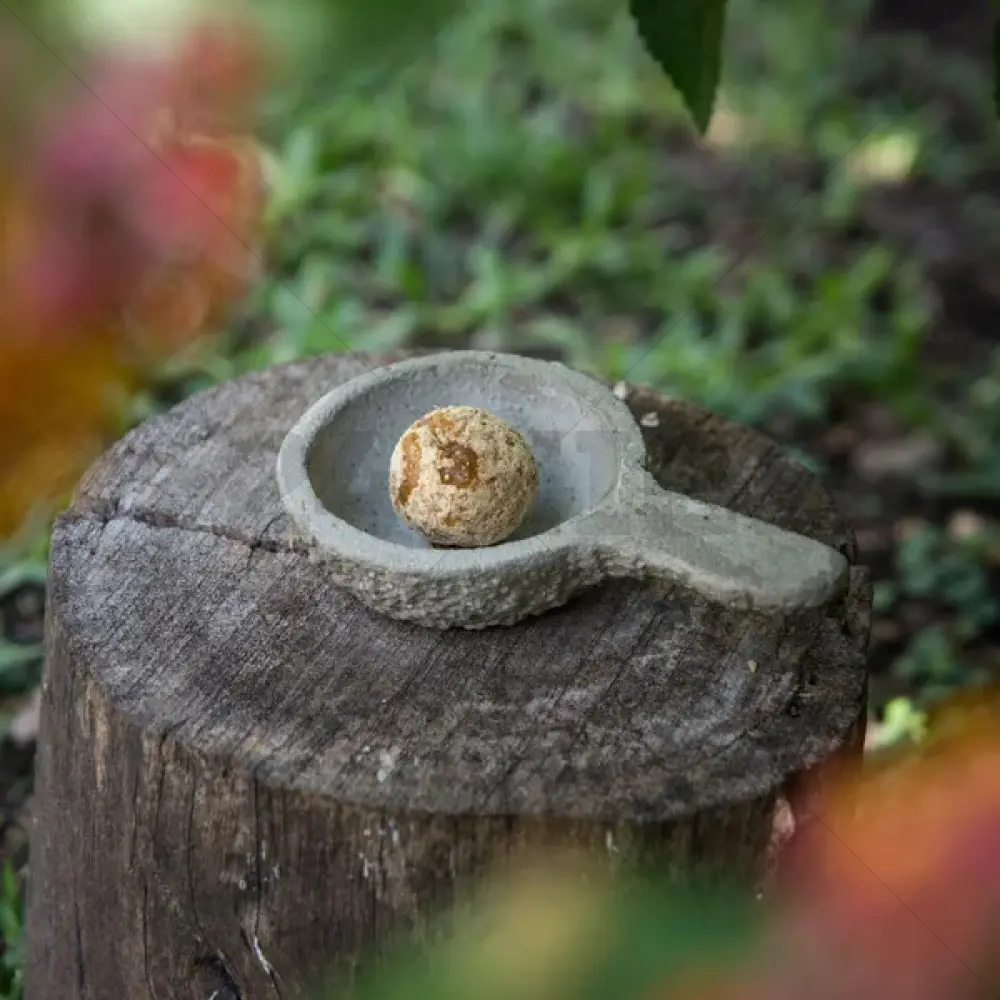 Cement incense burner