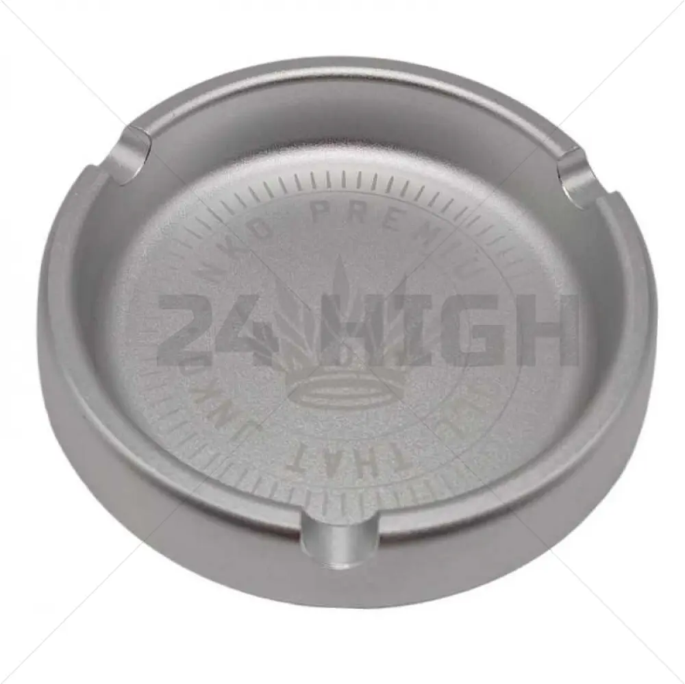 Aluminium Ashtray Round | Silver | JNKO Premium