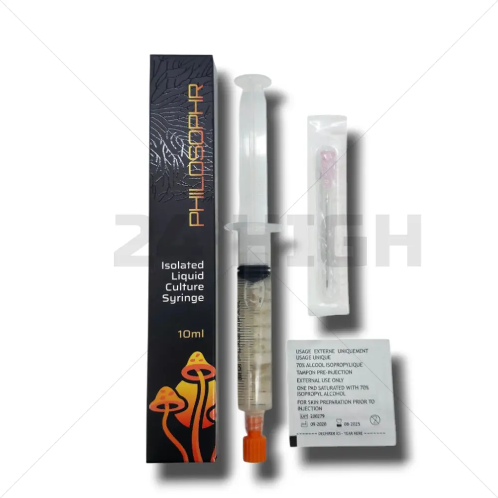 Leucistic JMF (Jedi Mind Fuck) Liquid Culture Syringe