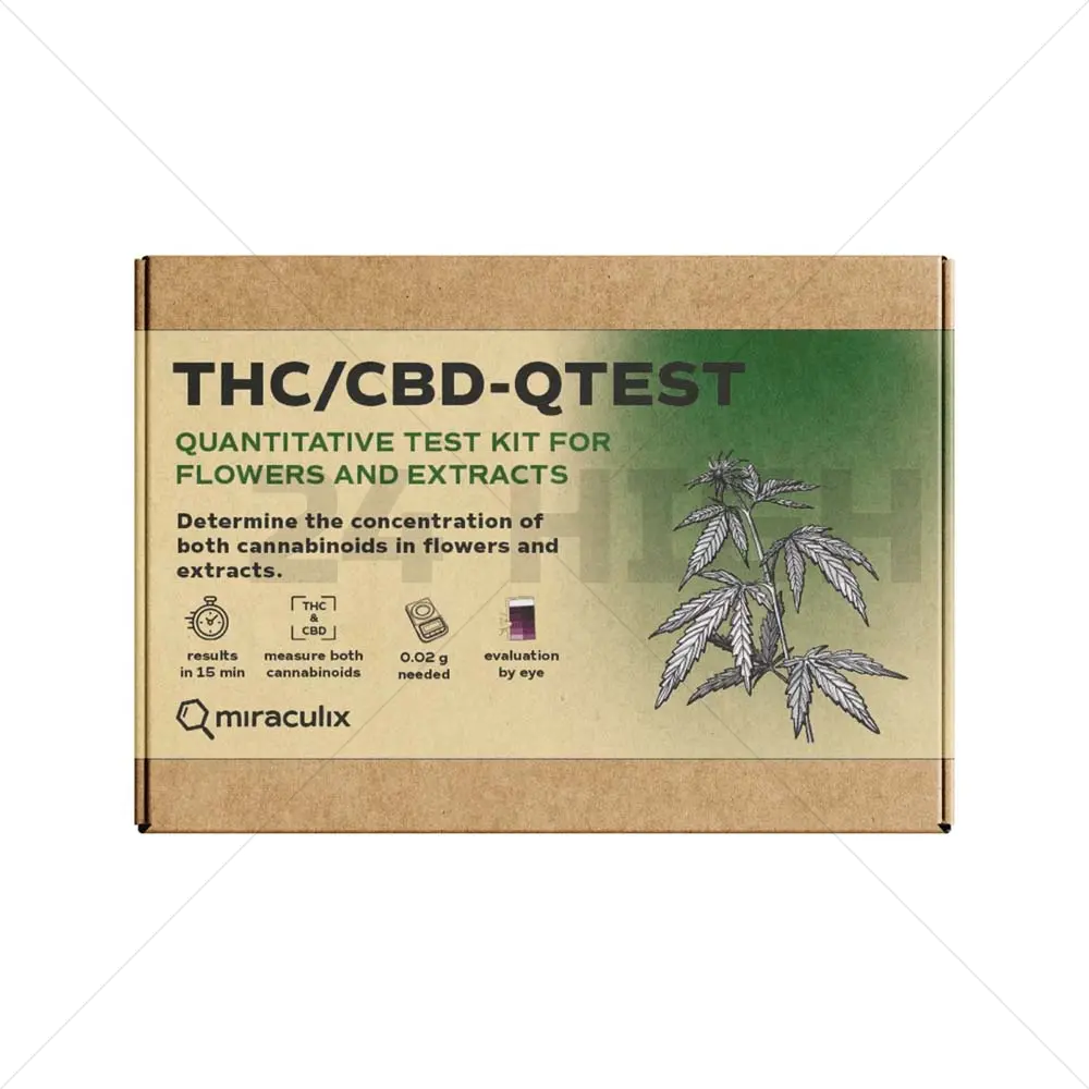 THC/CBD-QTest - Cannabis test (Miraculix)