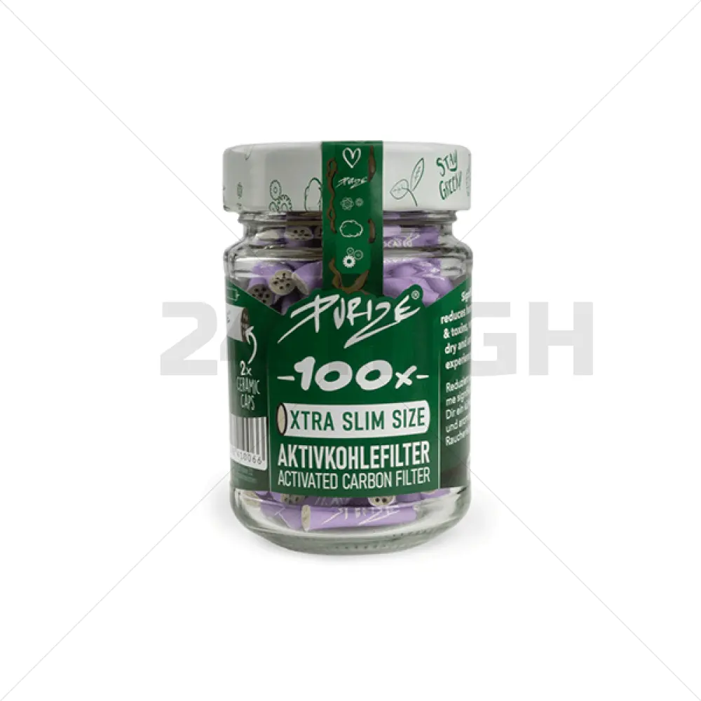 Purize XTRA Slim Filters Lilac - 100 Pcs