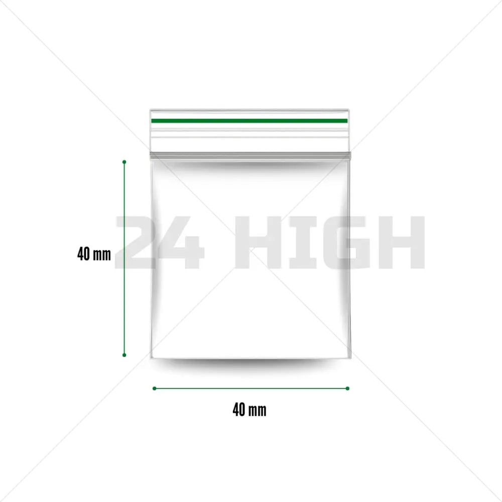 Zip-lock bags 40 x 40 mm - 1000 pieces