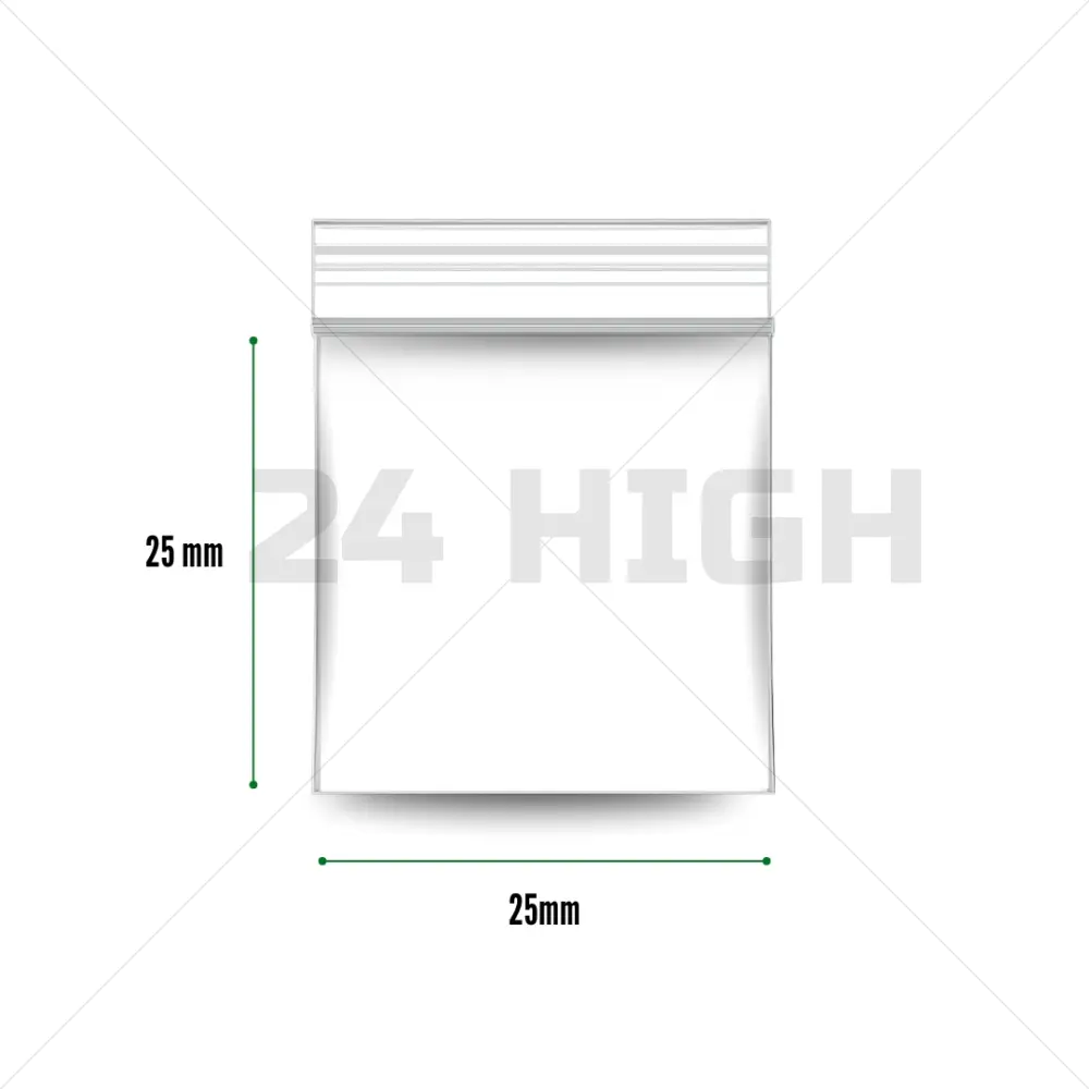 zip-lock bags 25 x 25 mm - 1000 pieces