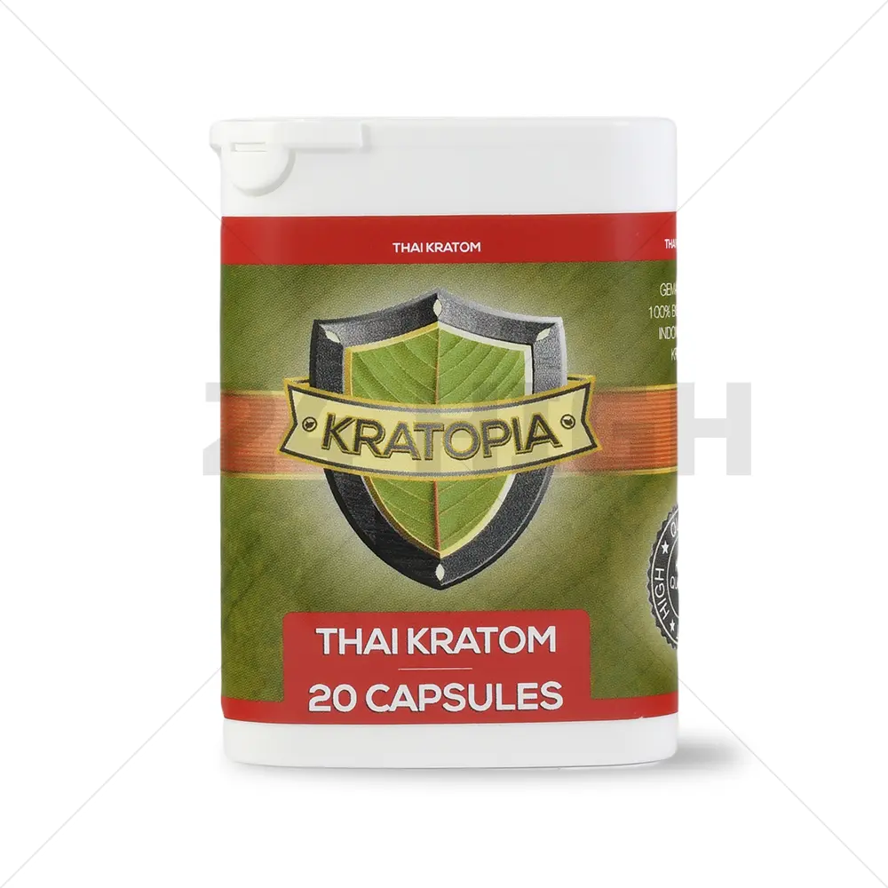 Thai Kratom capsules red