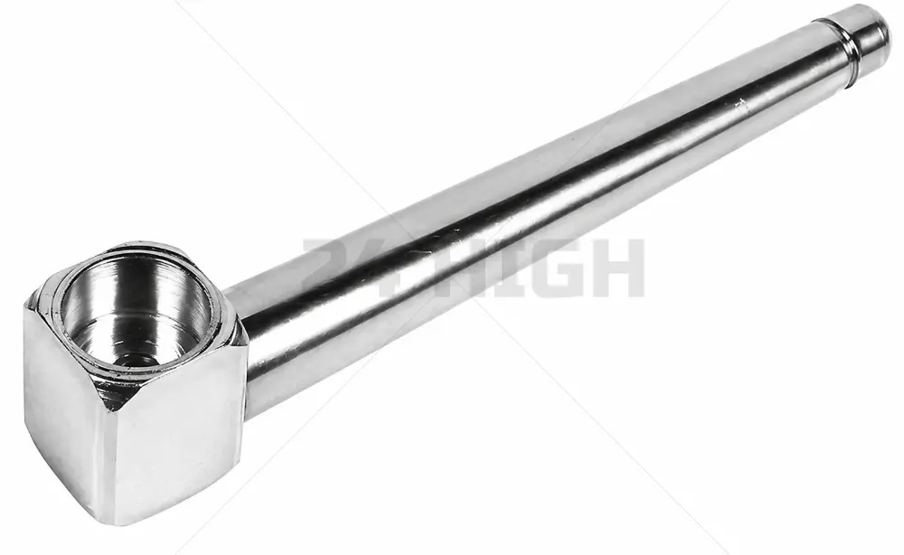 Brass Roller Pipe - Silver