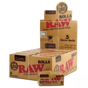 RAW Classic Unrefined Rolls King Size Slim - 1 Pcs