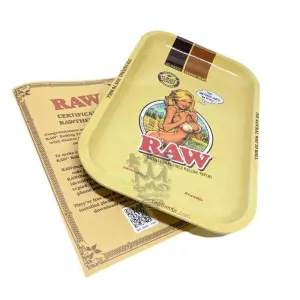 Raw Rolling Tray - RAW Girl medium