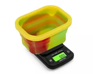 On Balance SBM-100 Mini Silicone Bowl Scale Rasta 100 Gram x 0.01