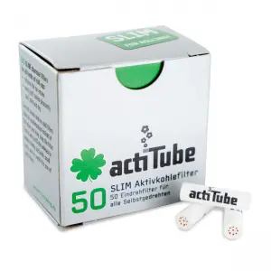 ActiTube Aktivkohlefilter Slim 50 Pcs