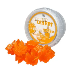 CBD Cannabis Leaves - Orange
