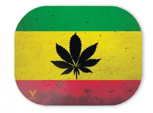 V Syndicate Mag Slaps Small Rasta Leaf rolling tray