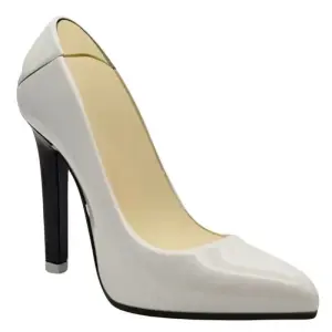 Ladies High Heel Lighter - White