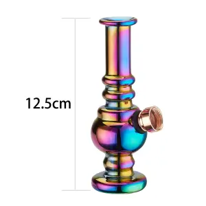Champ High Mini Glass Rainbow Bong