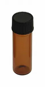 Large Amber Glass Bottle
