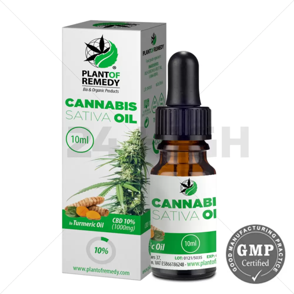 Plant or Remedy with Turmeric Oil - 10% CBD (1000mg)