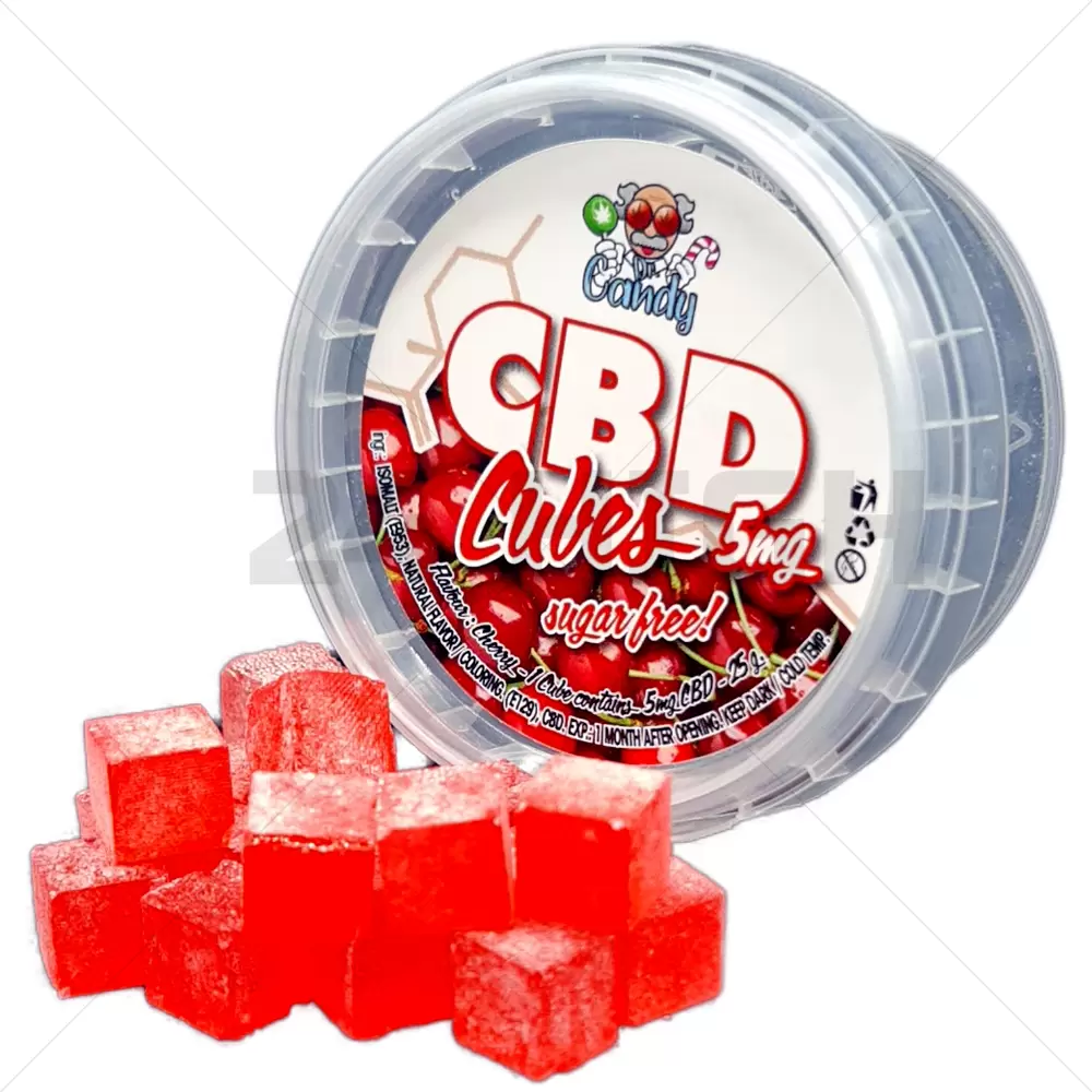CBD Cubes - Cherry