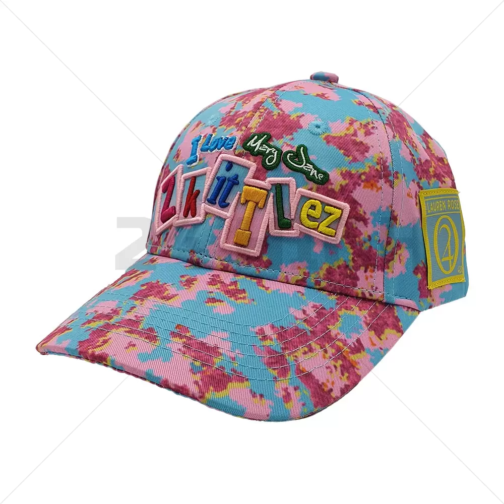 Lauren Rose - Zkittlez 420 Camo Allover Strapback Hat