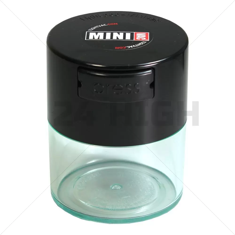 Tightvac 0,12 liter mini Clear Black cap