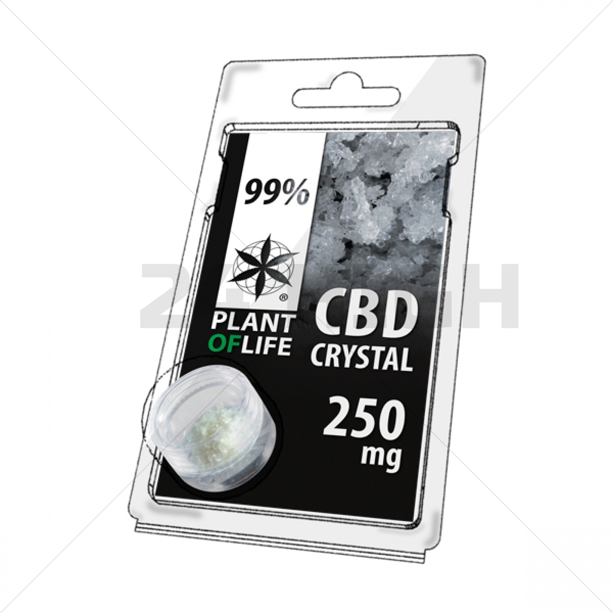 CBD Crystals 250 mg Plant Of Life