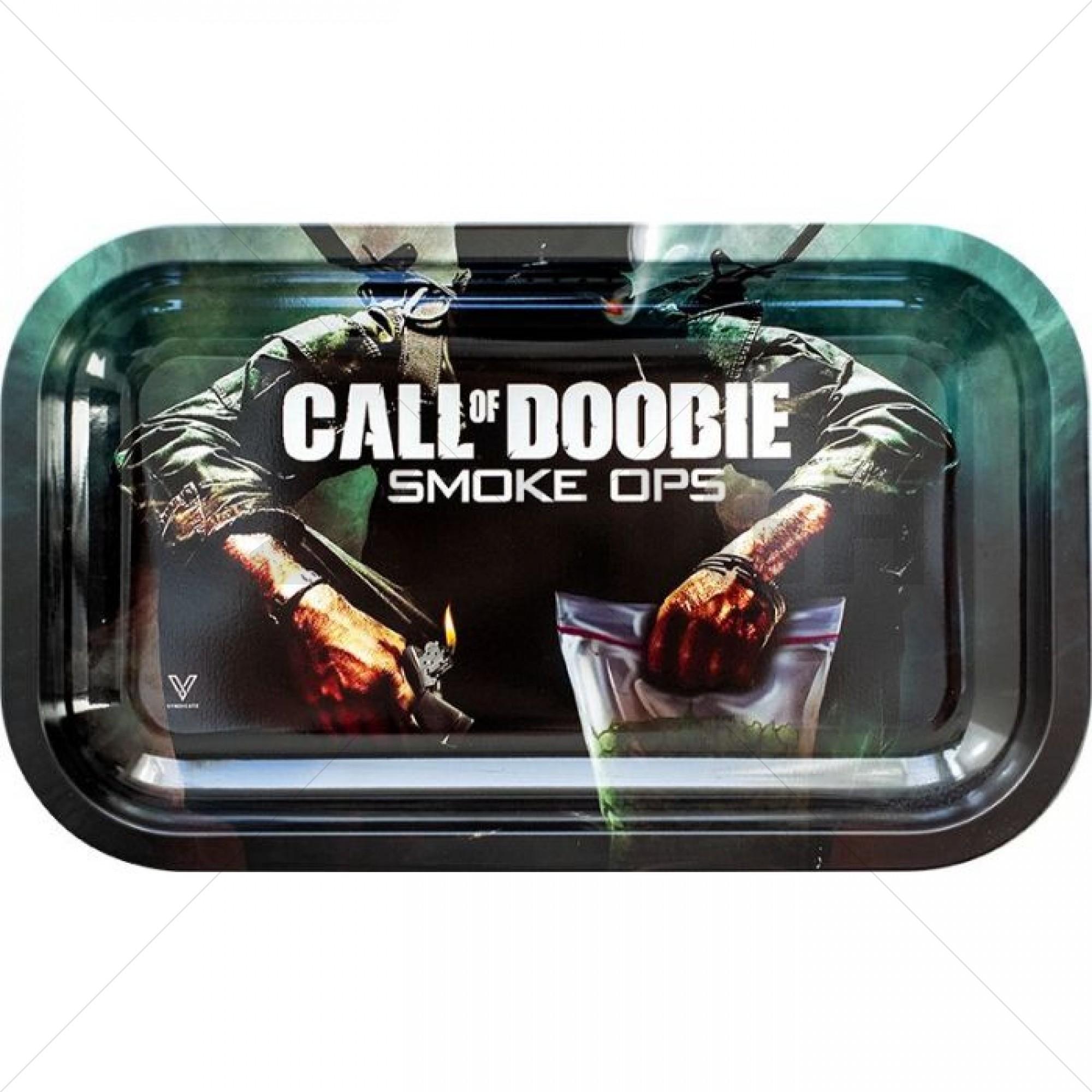 Call of Doobie Metal Rolling Tray Large