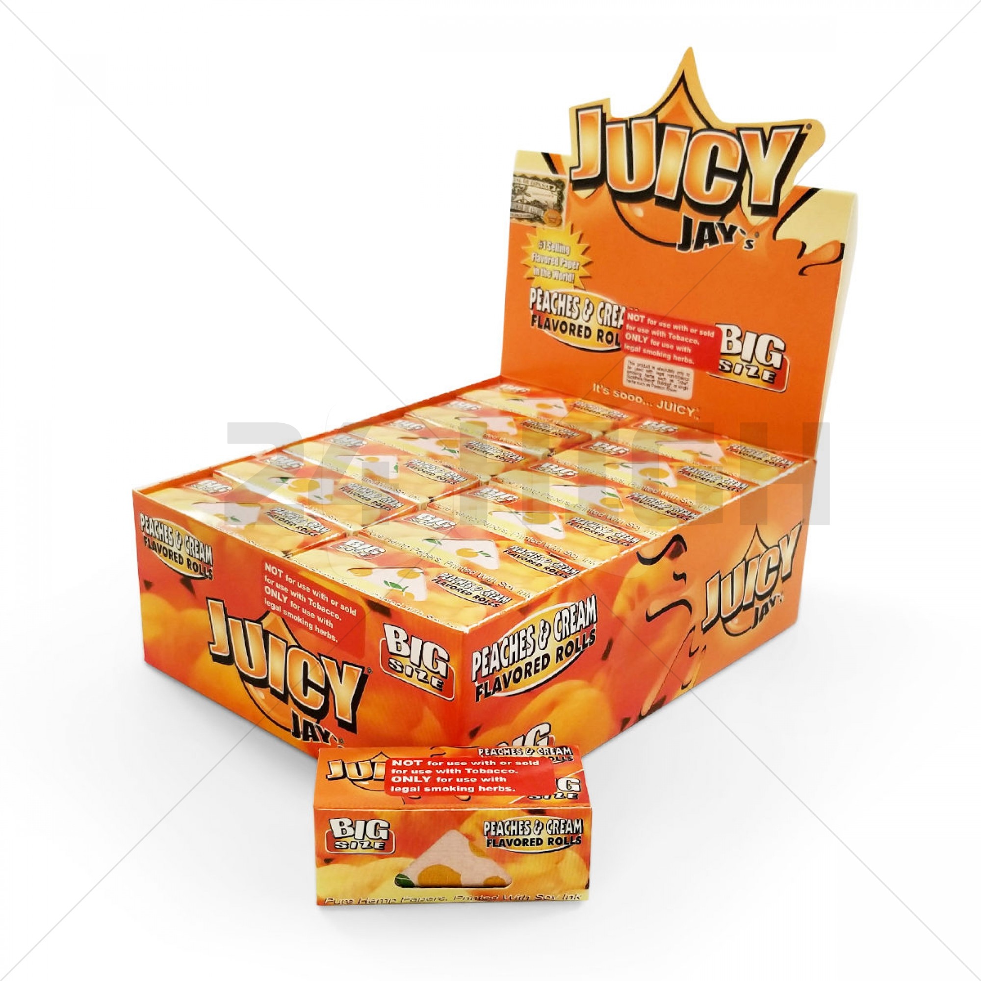 Juicy Jay's Peaches & Cream  On Roll