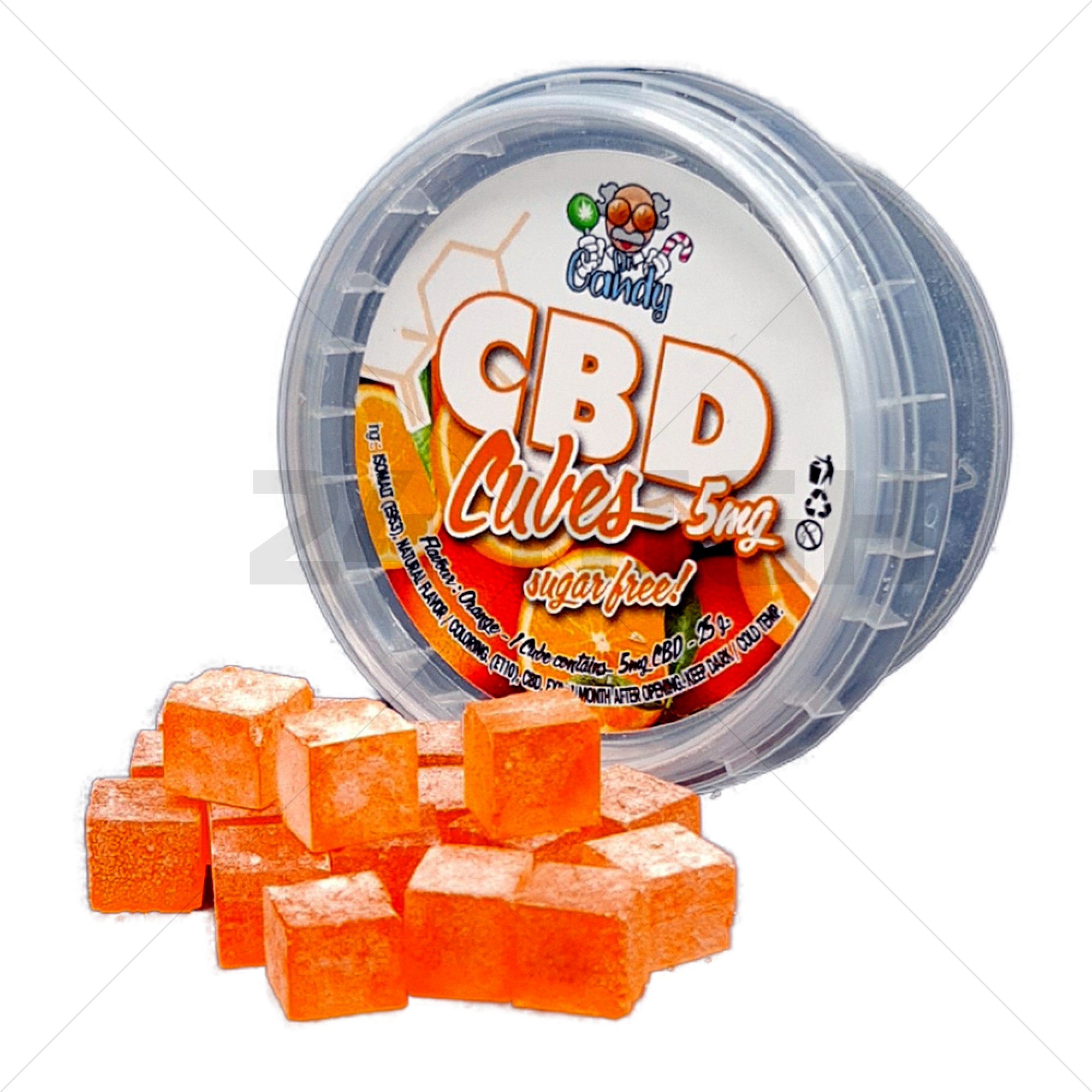 CBD Cubes - Orange