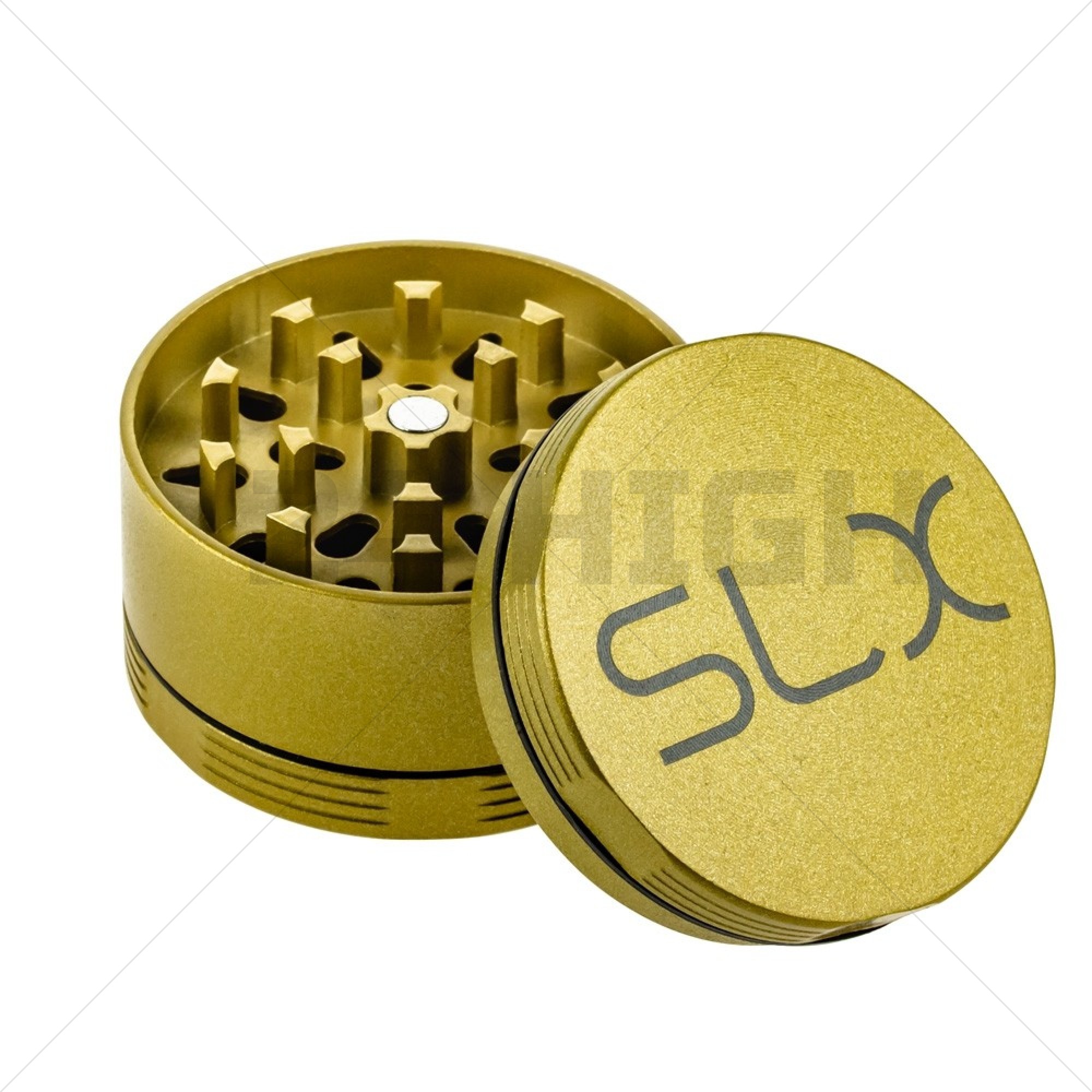 SLX Grinder Aluminium Non Sticky 50 mm - Yellow Gold  